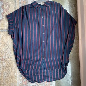 Madewell Striped Short-Sleeve Button Down